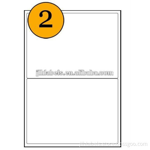 A4 laser labe,2 Labels per A4 sheet,,L7168--199.6x143.5mm